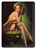 KOCHAM NORKI METALOWY SZYLD PLAKAT RETRO #08469