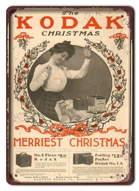 KODAK METALOWY SZYLD PLAKAT VINTAGE RETRO #08487