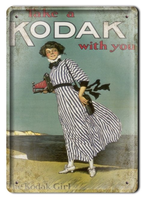 KODAK METALOWY SZYLD PLAKAT VINTAGE RETRO #08488