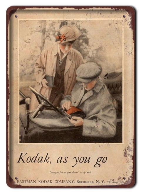 KODAK METALOWY SZYLD PLAKAT VINTAGE RETRO #08490