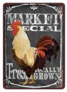 KOGUT PLAKAT METALOWY SZYLD OBRAZEK RETRO #20202