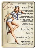 KOKTAIL METALOWY SZYLD PLAKAT TABLICZKA RETRO #07405