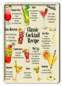 KOKTAIL METALOWY SZYLD PLAKAT VINTAGE RETRO #08608