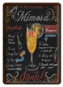 KOKTAIL METALOWY SZYLD VINTAGE RETRO #09714