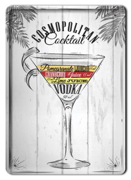 KOKTAIL PLAKAT METALOWY SZYLD RETRO VINTAGE #10982