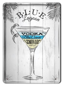 KOKTAIL PLAKAT METALOWY SZYLD RETRO VINTAGE #10983