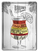 KOKTAIL PLAKAT METALOWY SZYLD RETRO VINTAGE #10985