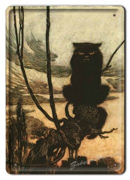 KOT METALOWY SZYLD PLAKAT VINTAGE RETRO #01939