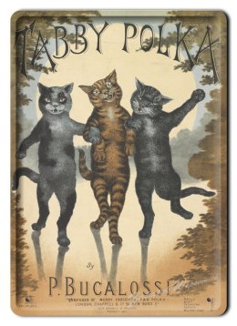 KOTY METALOWY SZYLD PLAKAT OBRAZEK RETRO #01938