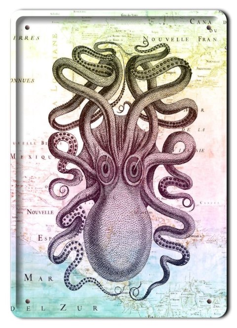 KRAKEN RUM PLAKAT METALOWY SZYLD RETRO #07255