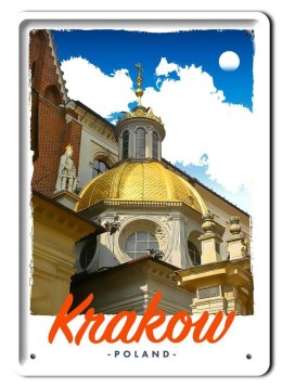 KRAKÓW PLAKAT METALOWY SZYLD OBRAZEK RETRO #20427