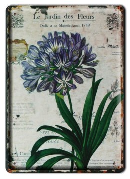 KWIAT METALOWY SZYLD PLAKAT VINTAGE RETRO #00730