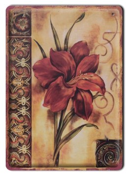 KWIATY METALOWA SZYLD PLAKAT VINTAGE RETRO #00363