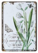 KWIATY METALOWY SZYLD OBRAZEK VINTAGE RETRO #00359
