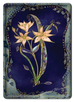 KWIATY METALOWY SZYLD PLAKAT OBRAZEK RETRO #03587