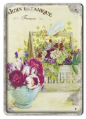 KWIATY METALOWY SZYLD PLAKAT RETRO VINTAGE #01121