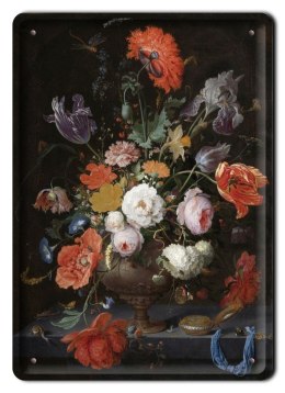 KWIATY METALOWY SZYLD PLAKAT RETRO VINTAGE #10800