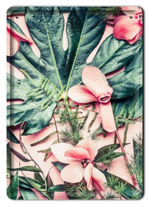 KWIATY METALOWY SZYLD PLAKAT VINTAGE RETRO #08956