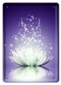 KWIATY METALOWY SZYLD PLAKAT VINTAGE RETRO #09040