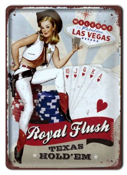 LAS VEGAS METALOWY SZYLD PLAKAT RETRO VINTAGE #11620