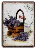 LAWENDA METALOWY SZYLD PLAKAT VINTAGE RETRO #01099
