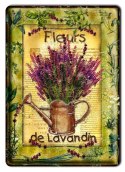 LAWENDA METALOWY SZYLD RETRO VINTAGE #01198
