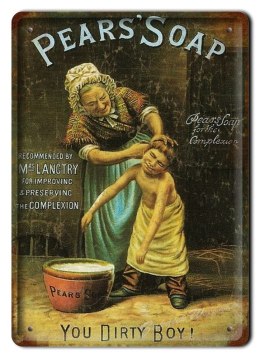 ŁAZIENKA METALOWY SZYLD PLAKAT VINTAGE RETRO #01336