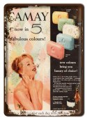ŁAZIENKA PLAKAT METALOWY SZYLD RETRO VINTAGE #10196