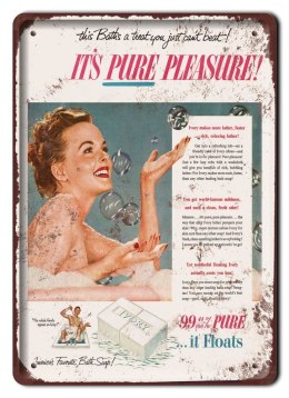 ŁAZIENKA PLAKAT METALOWY SZYLD RETRO VINTAGE #11084