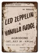LED ZEPPELIN PLAKAT METALOWY SZYLD RETRO #10129