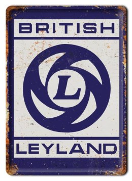 LEYLAND METALOWY SZYLD OBRAZEK VINTAGE RETRO #09667