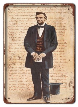 LINCOLN METALOWY SZYLD OBRAZEK VINTAGE RETRO #05447