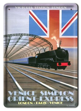 LONDON METALOWY SZYLD OBRAZEK PLAKAT RETRO #02600