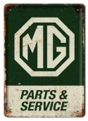 M G METALOWY SZYLD OBRAZEK VINTAGE RETRO #09666