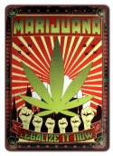 MARIHUANA METALOWY SZYLD PLAKAT RETRO VINTAGE #11612