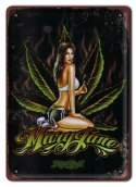 MARIHUANA PLAKAT METALOWY SZYLD RETRO #20121