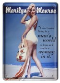 MARILYN MONROE METALOWY SZYLD PLAKAT RETRO #00828