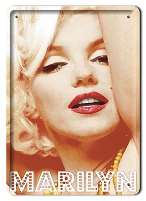 MARILYN MONROE METALOWY SZYLD PLAKAT RETRO #01357