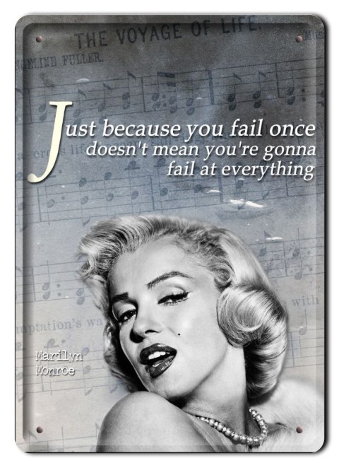 MARILYN MONROE METALOWY SZYLD PLAKAT RETRO #08567