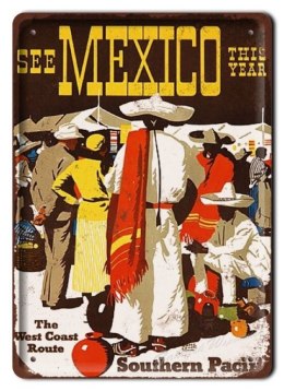 MEKSYK METALOWY SZYLD OBRAZEK PLAKAT RETRO #06116