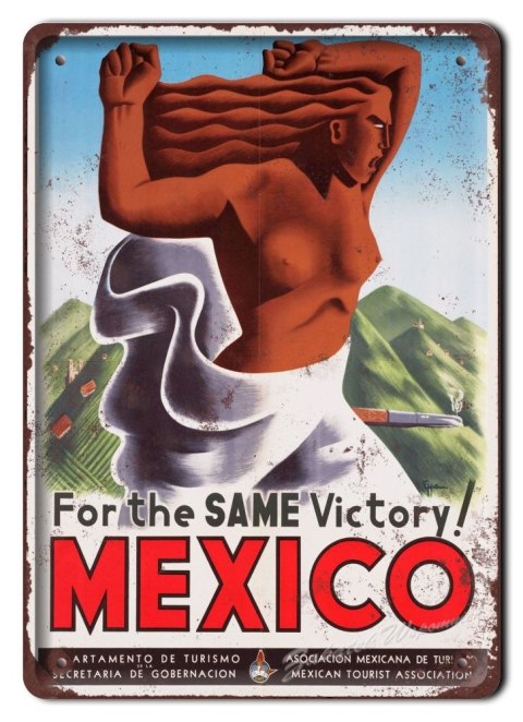 MEKSYK PLAKAT METALOWY SZYLD OBRAZEK VINTAGE RETRO #05737