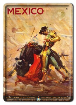 MEKSYK METALOWY SZYLD PLAKAT VINTAGE RETRO #09368