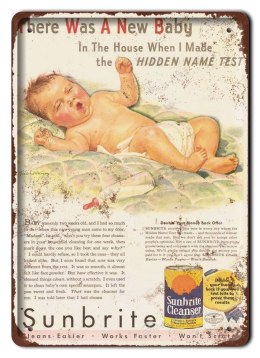 METALOWY SZYLD BLASZKA PLAKAT VINTAGE RETRO #06290
