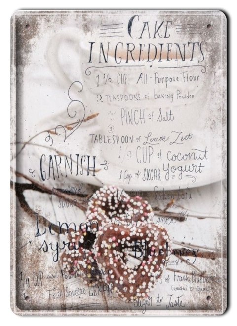 METALOWY SZYLD OBRAZEK VINTAGE PLAKAT RETRO #01116