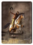 METALOWY SZYLD PLAKAT OBRAZEK INDIANIN RETRO #01638