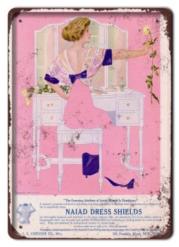 METALOWY SZYLD PLAKAT OBRAZEK ŁAZIENKA RETRO #06266
