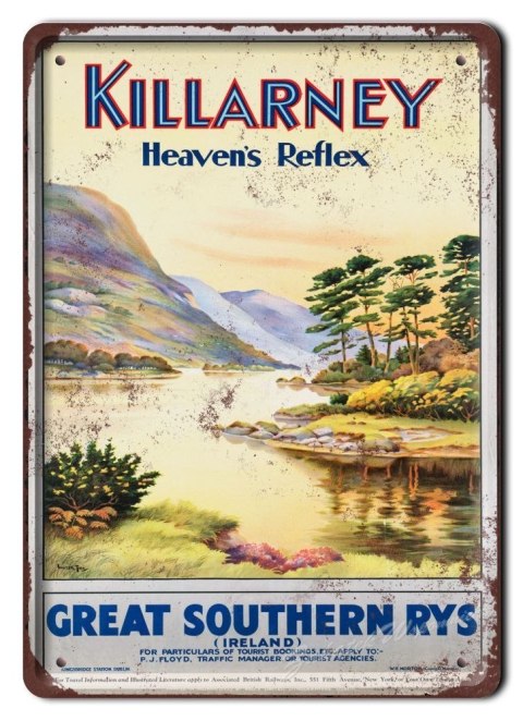 METALOWY SZYLD PLAKAT OBRAZEK VINTAGE RETRO #05982