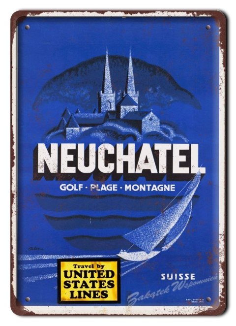 METALOWY SZYLD PLAKAT OBRAZEK VINTAGE RETRO #06169