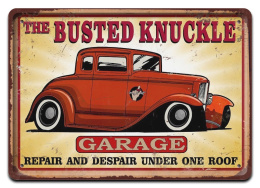 AUTO GARAGE METALOWY SZYLD PLAKAT RETRO #07225