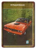 BARRACUDA METALOWY SZYLD PLAKAT RETRO #06820